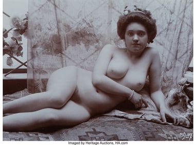 73223: Eugène Durieu (French, 1800-1874) Nude, circa 1