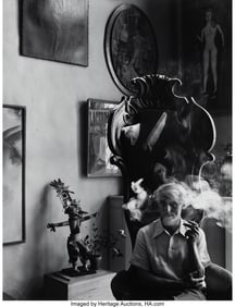 73210: Arnold Newman (American, 1918-2006) Max Ernst, N