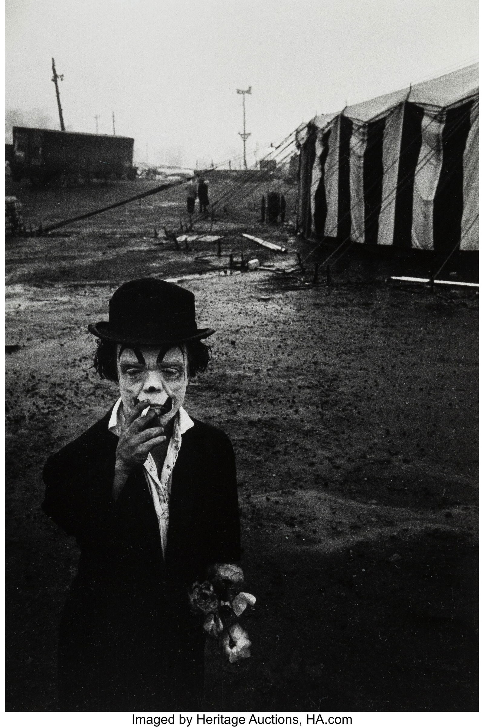 Bruce Davidson (American, b. 1933) Jimmy Armstro: Bruce Davidson (American, b. 1933) Jimmy Armstrong, 'The Dwarf,' Palisades, New Jersey, 1958 Gelatin silver print, printed later 12 x 7-3/4 inc