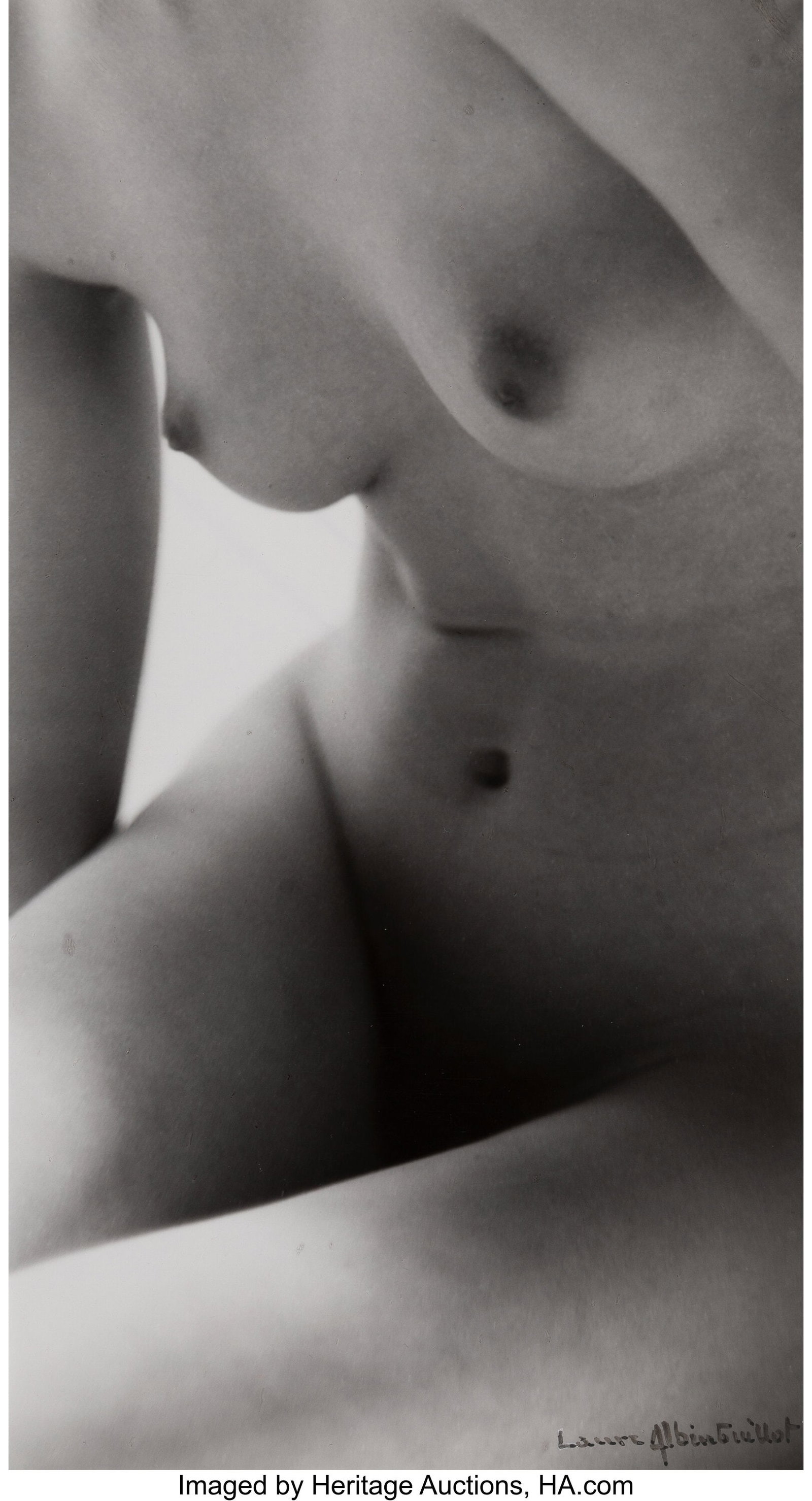Laure Albin-Guillot (French, 1881-1962) Nu, circ: Laure Albin-Guillot (French, 1881-1962) Nu, circa 1940s Gelatin silver print 12-3/4 x 7-5/8 inches (32.4 x 19.4 cm) (image) 13-1/2 x