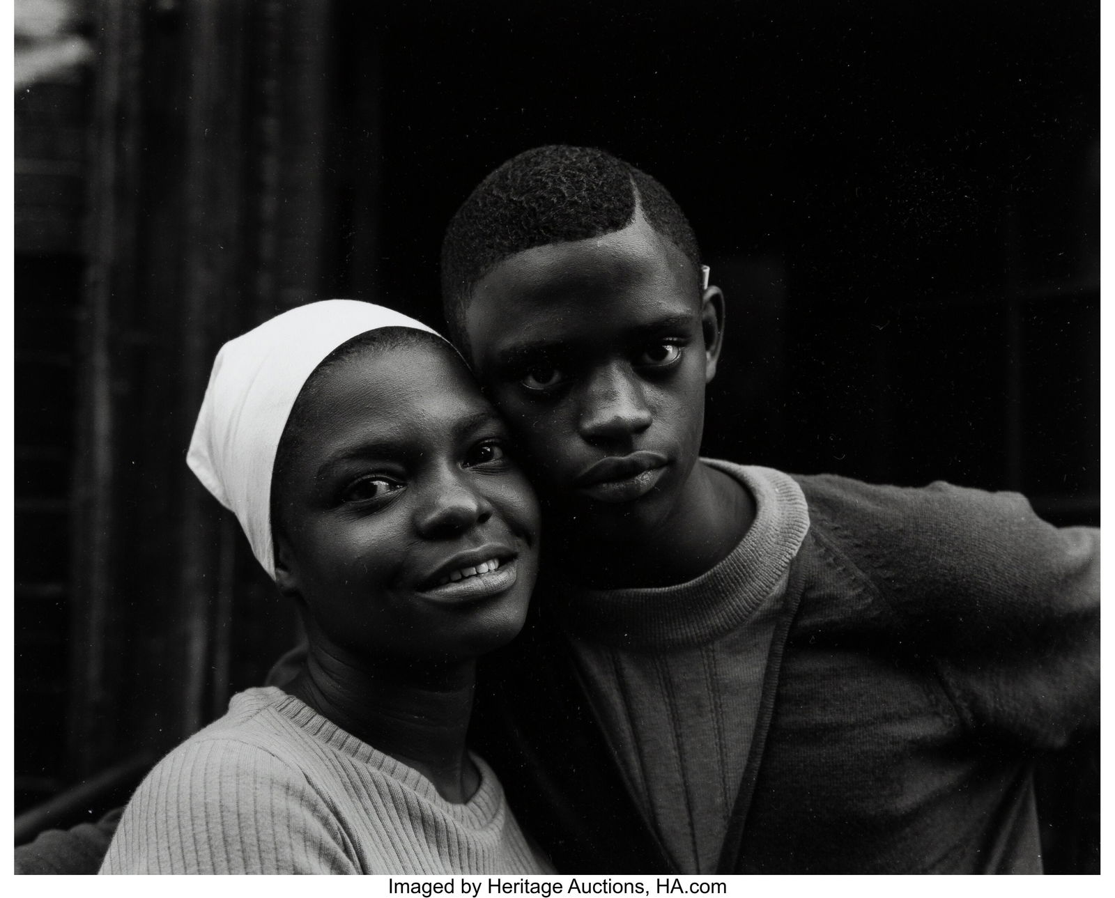 Bruce Davidson (American, b. 1933) Couple, East: Bruce Davidson (American, b. 1933) Couple, East 100th Street, New York City, 1960 Gelatin silver print, printed later 8-5/8 x 10-3/4 inches &lpar
