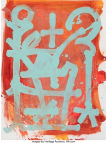 44040&colon; RETNA &lpar;b&period; 1979&rpar; Untitled Pastel and mixed media 
