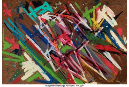 44015&colon; RETNA &lpar;b&period; 1979&rpar; Untitled Pastel on wove paper 24