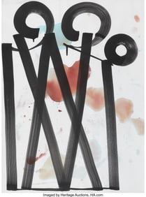 44017&colon; RETNA &lpar;b&period; 1979&rpar; Untitled Watercolor on wove pape