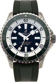 12025&colon; Breitling Superocean Green Reference A17376 Stai