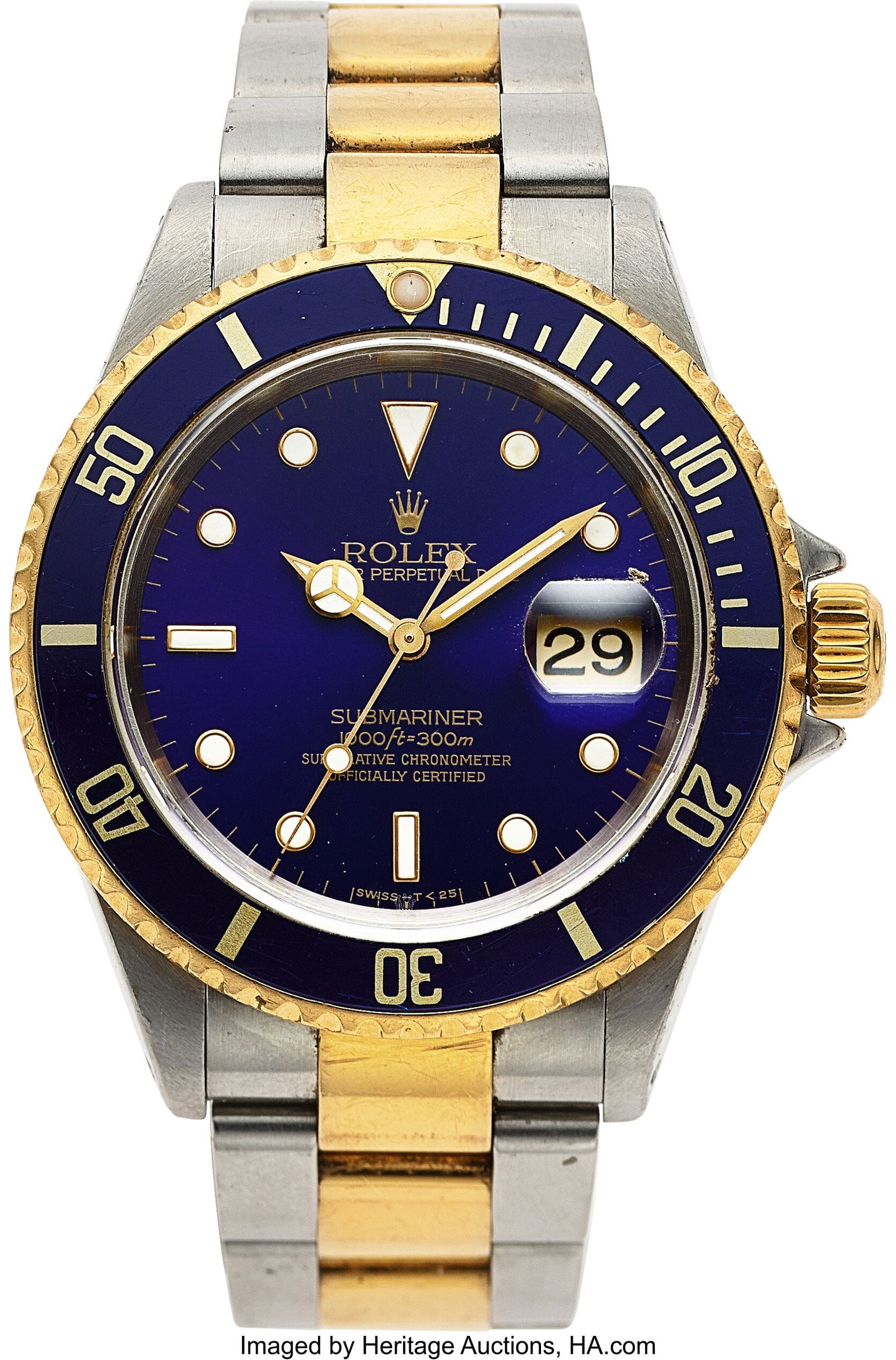 Rolex, Stainless Steel and 18k Yellow Gold Subma (1 of 5)