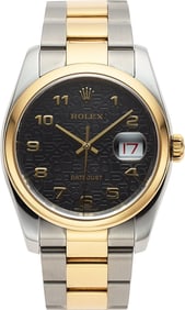 12031&colon; Rolex Datejust Reference 116203 Two-Tone Wristwa