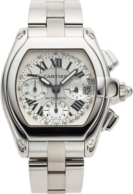 12005&colon; Cartier Roadster Chronograph Reference 2618 Stai