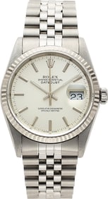 12042&colon; Rolex Datejust Reference 16234 Stainless Steel W