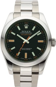 12036&colon; Rolex Milgauss Reference 116400GV Stainless Stee