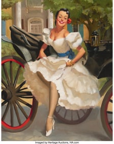 71032: Attributed to Gil Elvgren (American, 1914-1980)