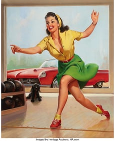 71033: Attributed to Gil Elvgren (American, 1914-1980)