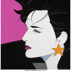 71048: Patrick Nagel (American, 1945-1984) Star, 1983 A