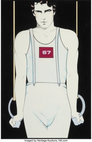 71050: Patrick Nagel (American, 1945-1984) Olympic Ring