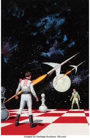 71066: Ed Valigursky (American, 1926-2009) Cosmic Check