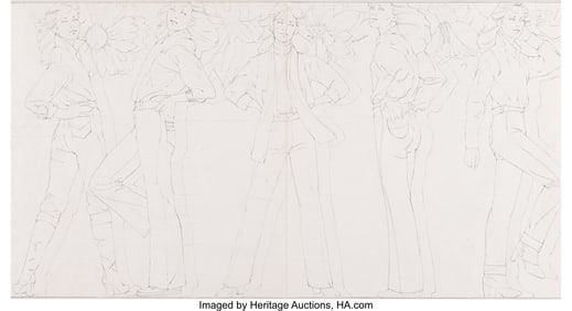 71052: Patrick Nagel (American, 1945-1984) "A Jean for