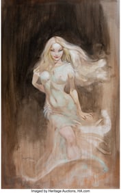 71067: Frank Frazetta (American, 1928-2010) Faith Oil o