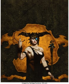 71072: Gerald Brom (American, b. 1965) Salicia, Dungeon