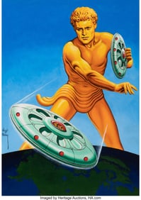 71059: Virgil Finlay (American, 1914-1971) The Discus T
