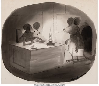 71094: Charles Addams (American, 1912-1988) "Miss Egan,