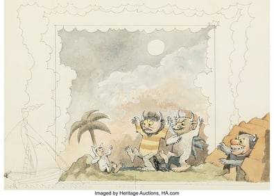 71106: Maurice Sendak (American, 1928-2012) "Where the