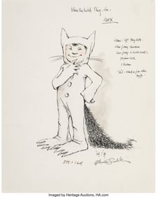 71107: Maurice Sendak (American, 1928-2012) Max, "Where