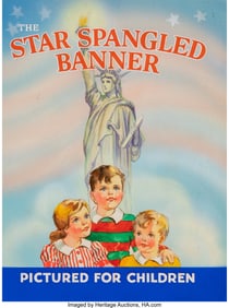 71196: American Artist (20th Century) The Star Spangled