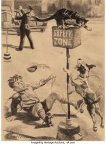 71197: Edward D'Ancona (American, 20th Century) Safety