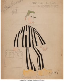 71145: John Held Jr. (American, 1889-1958) Milk Man, Pa
