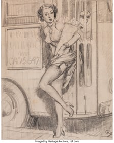 71156: Robert Oliver Skemp (American, 1910-1984) Caught