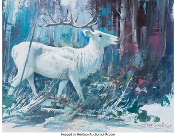 71208: Howard Connolly (American, 1903-1990) White Chal