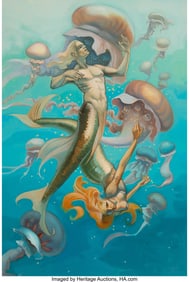71244: Kristin Kest (American, 20th Century) Pisces, 20