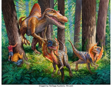 71247: Mick McGinty (American, 1952-2021) Jurassic Park