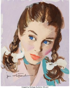 71308: Jon Whitcomb (American, 1906-1988) Portrait of a