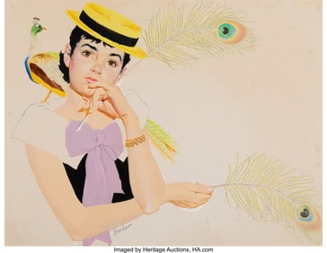 71309: Joe Bowler (American, 1928-2017) Peacock on her