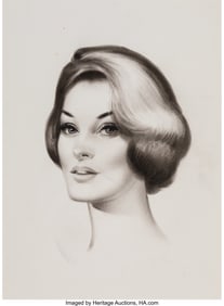 71310: John Sidrone (American, 20th Century) Portrait I