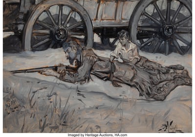 71274: Albert Beck Wenzell (American, 1864-1917) On the