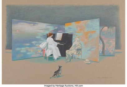 71318: Milton Glaser (American, 1929-2020) Monet Listen