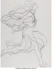 71258: Robert Peak (American, 1927-1992) Running Female