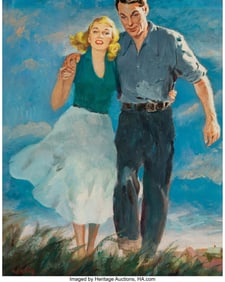 71296: Harvey T. Dunn (American, 1884-1952) The Couple,