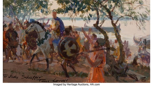 71297: Tom Lovell (American, 1909-1997) Viking series s
