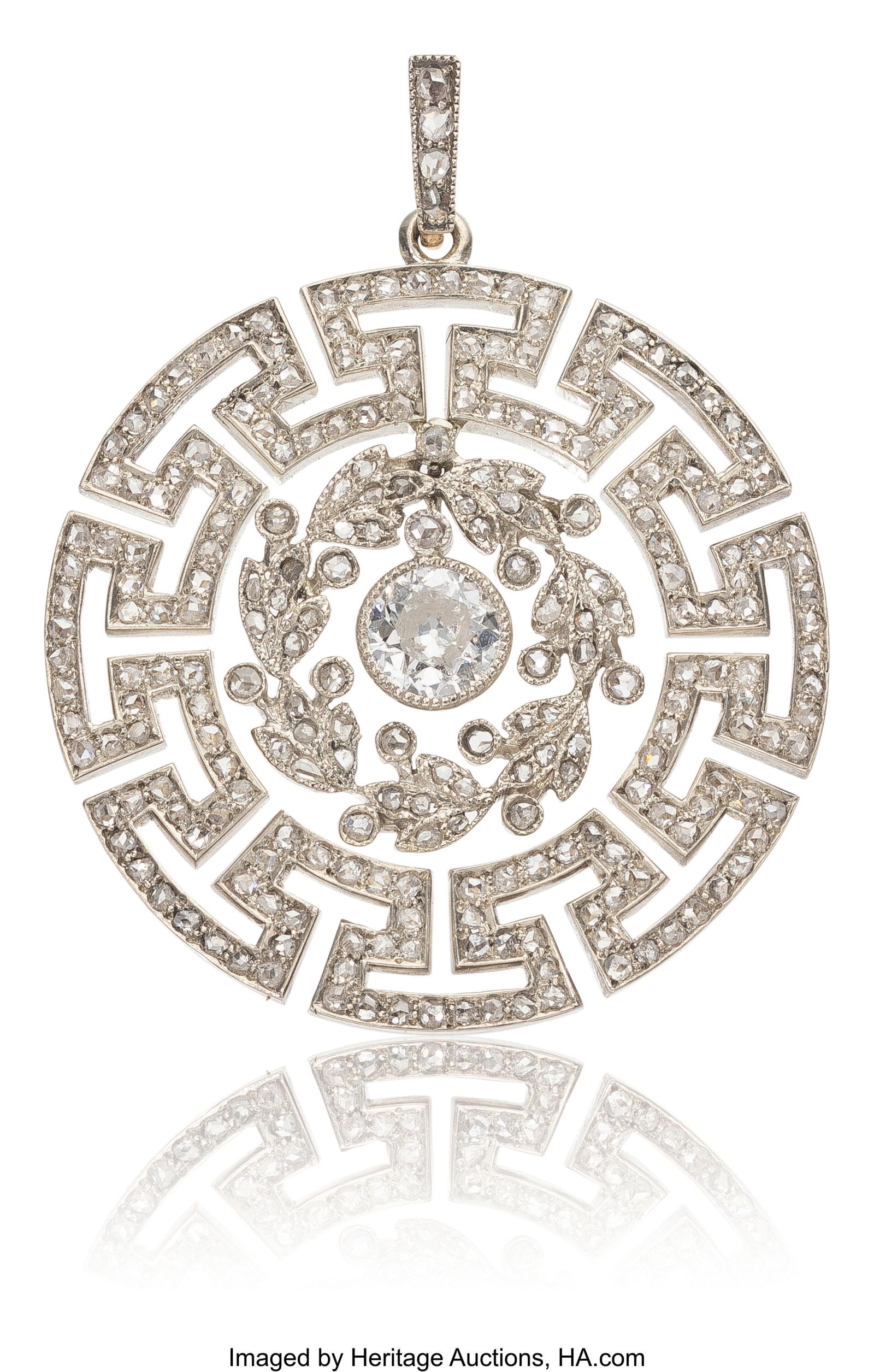 A Fabergé Diamond-Set Platinum Pendant Fabergé (1 of 3)