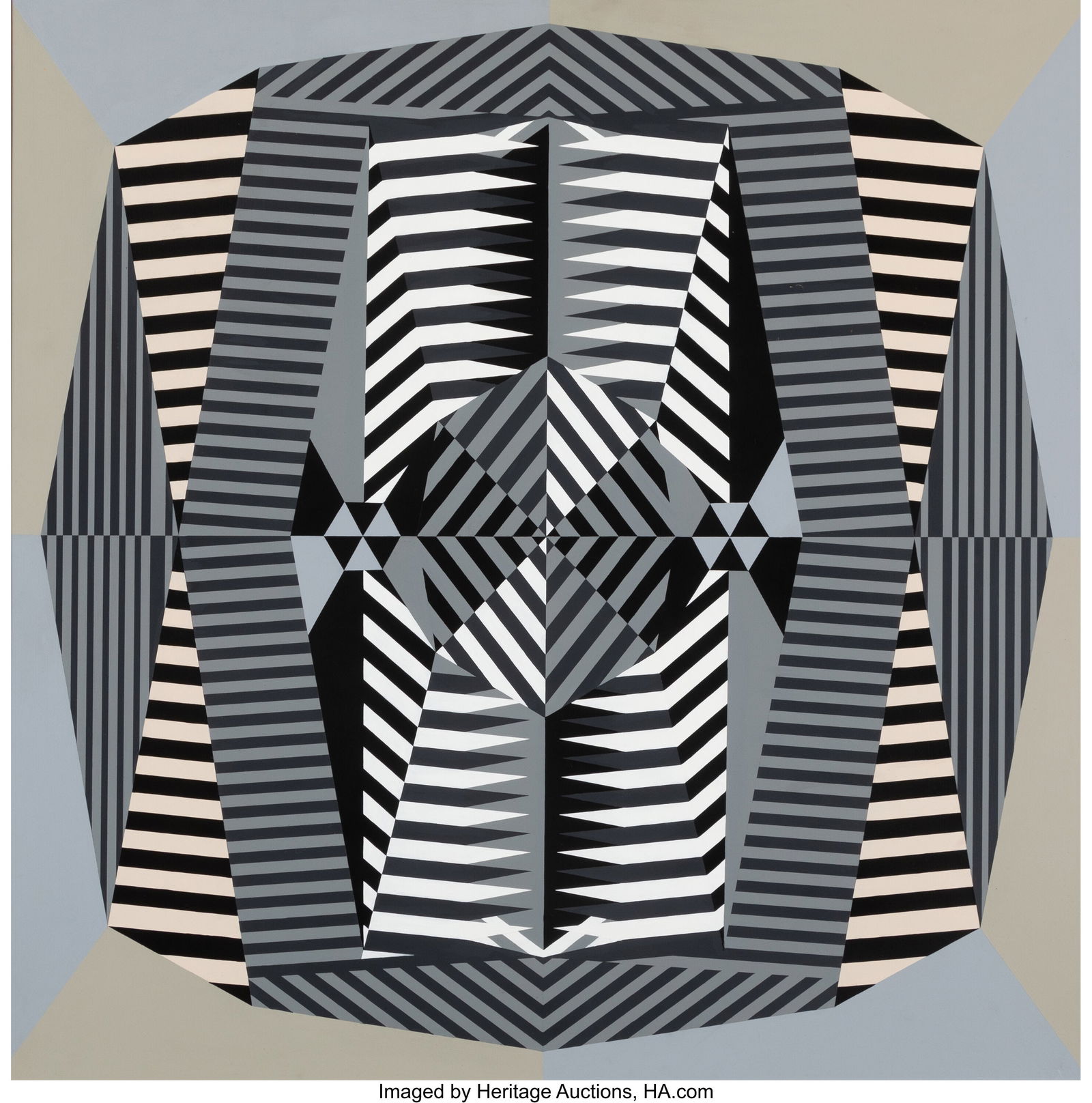 Edwin Mieczkowski (1929-2017) Curved Dimensions, (1 of 3)