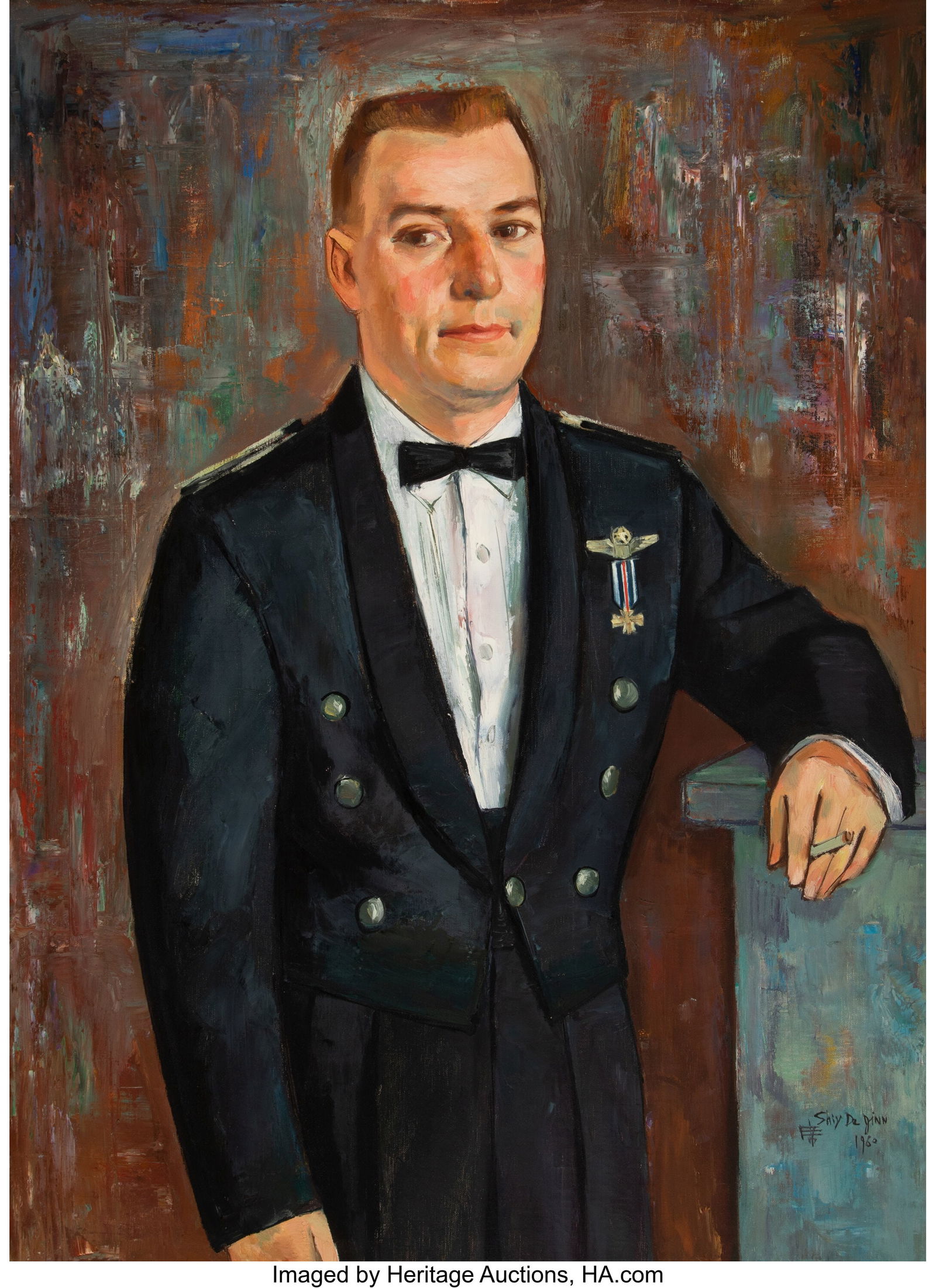 77038: Shiy De-Jinn/Xi Dejin (1923-1981) Portrait of Co