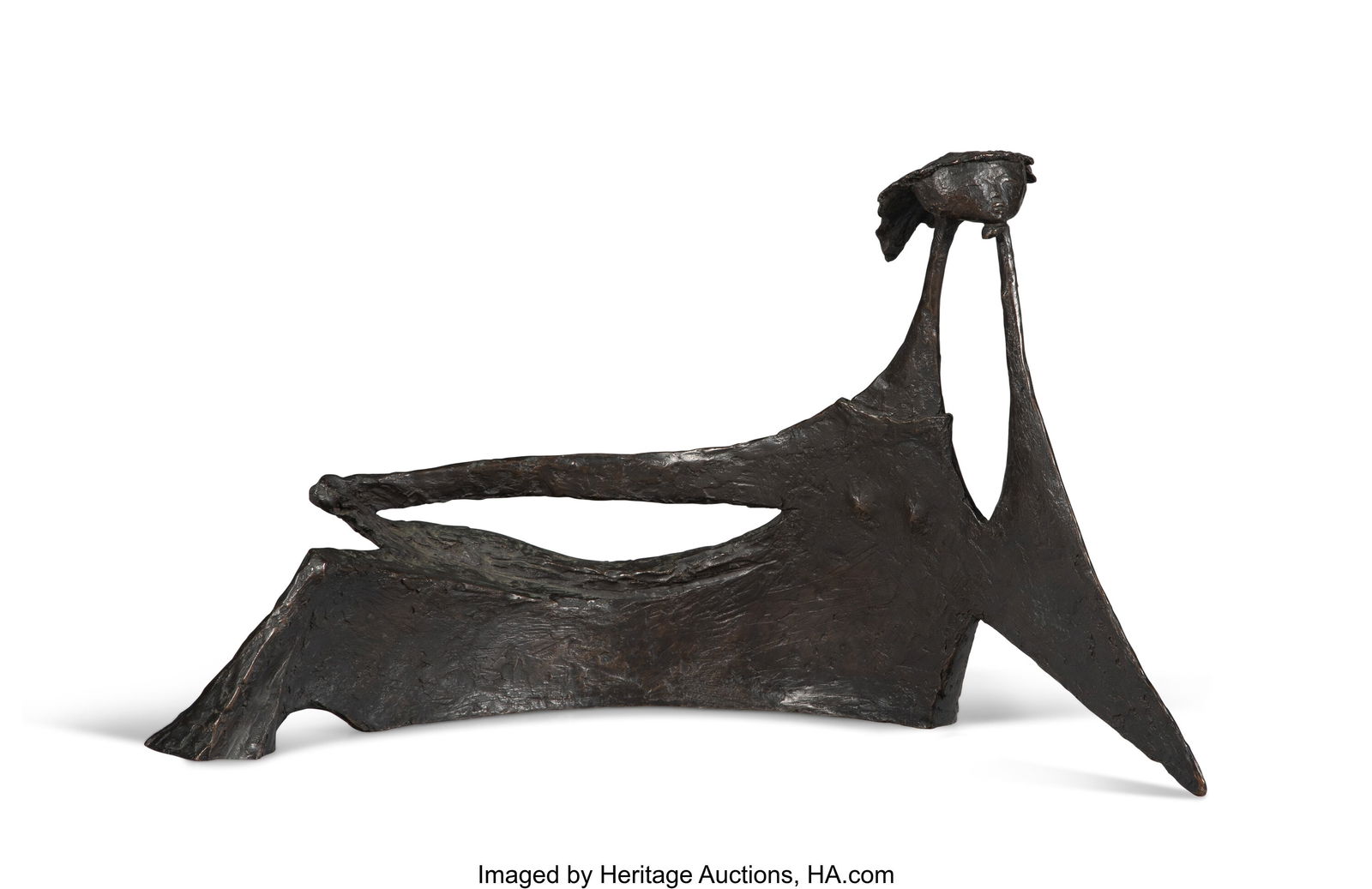 Angel Botello (1913-1986) Reclining Woman Bronze (1 of 4)