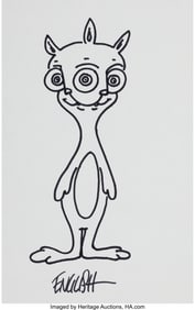 42083: Ron English (b. 1959) Untitled Marker on wove pa