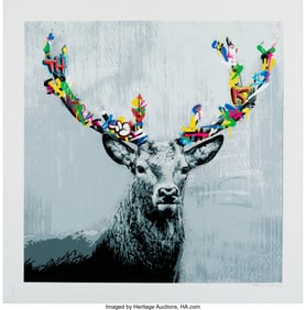 42326: Martin Whatson (b. 1984) The Stag, 2020 Screenpr