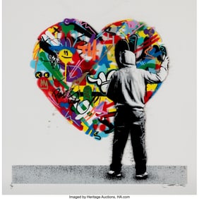 42327: Martin Whatson (b. 1984) Paint Love, 2020 Screen