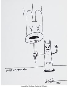 42170: Frank Kozik (1962-2023) Untitled Marker on wove