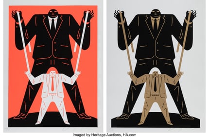42248: Cleon Peterson (b. 1973) Little Big Man - Putin